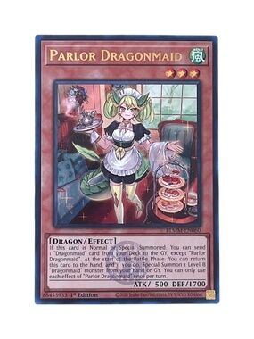 YGO Parlor Dragonmaid - BLMM-EN060 - Emblazoned Ultra Rare 1st Edition NM